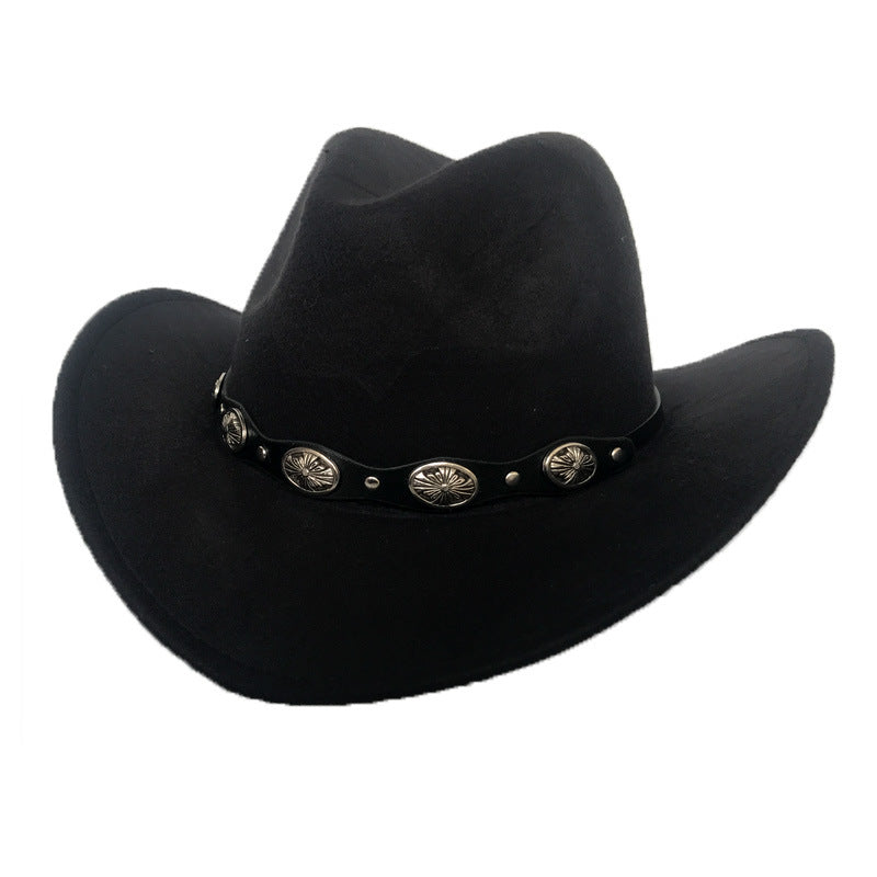 Bell-Crown Western Hat - back view