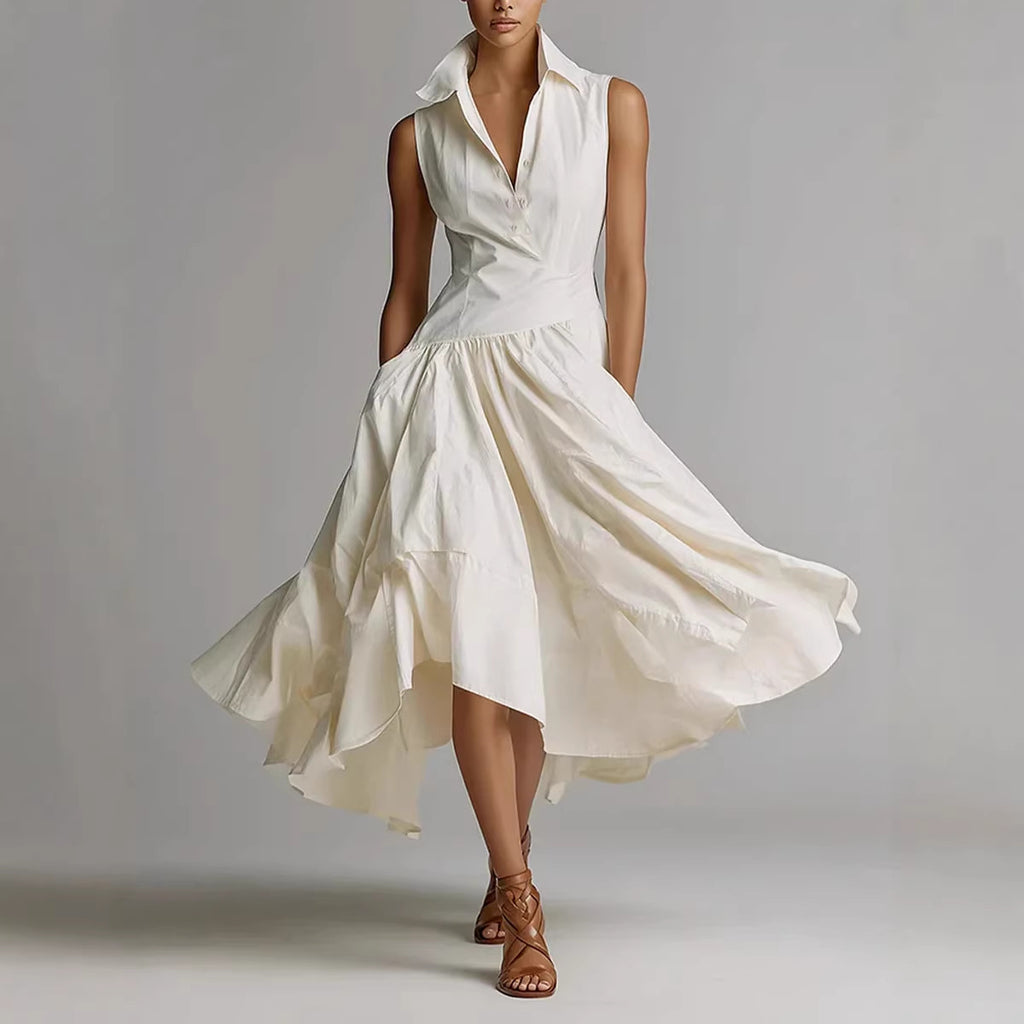 Collins Shirt-Collar Dress - view 8