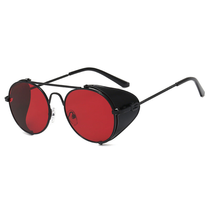 Ironclad Steampunk Sunglasses, round metal frame — Undefyning Lynes (5 of 6)
