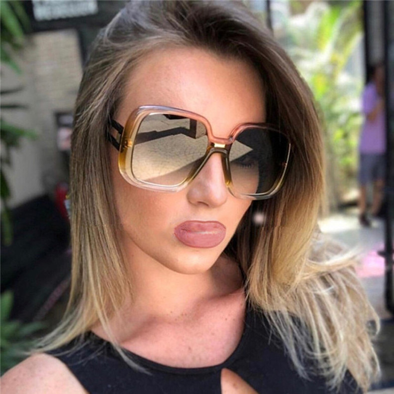 Cascade Gradient Sunglasses, oversized frame — Undefyning Lynes (1 of 6)