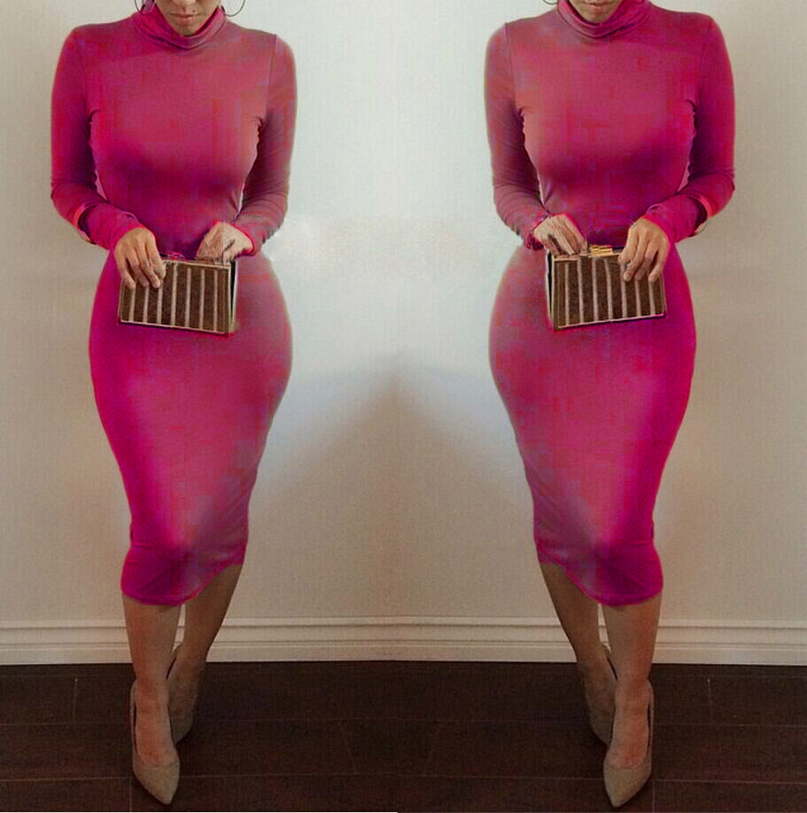 Elegant Autumn Mesh Dress