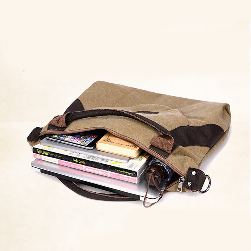Wanderlust Canvas Crossbody in gray
