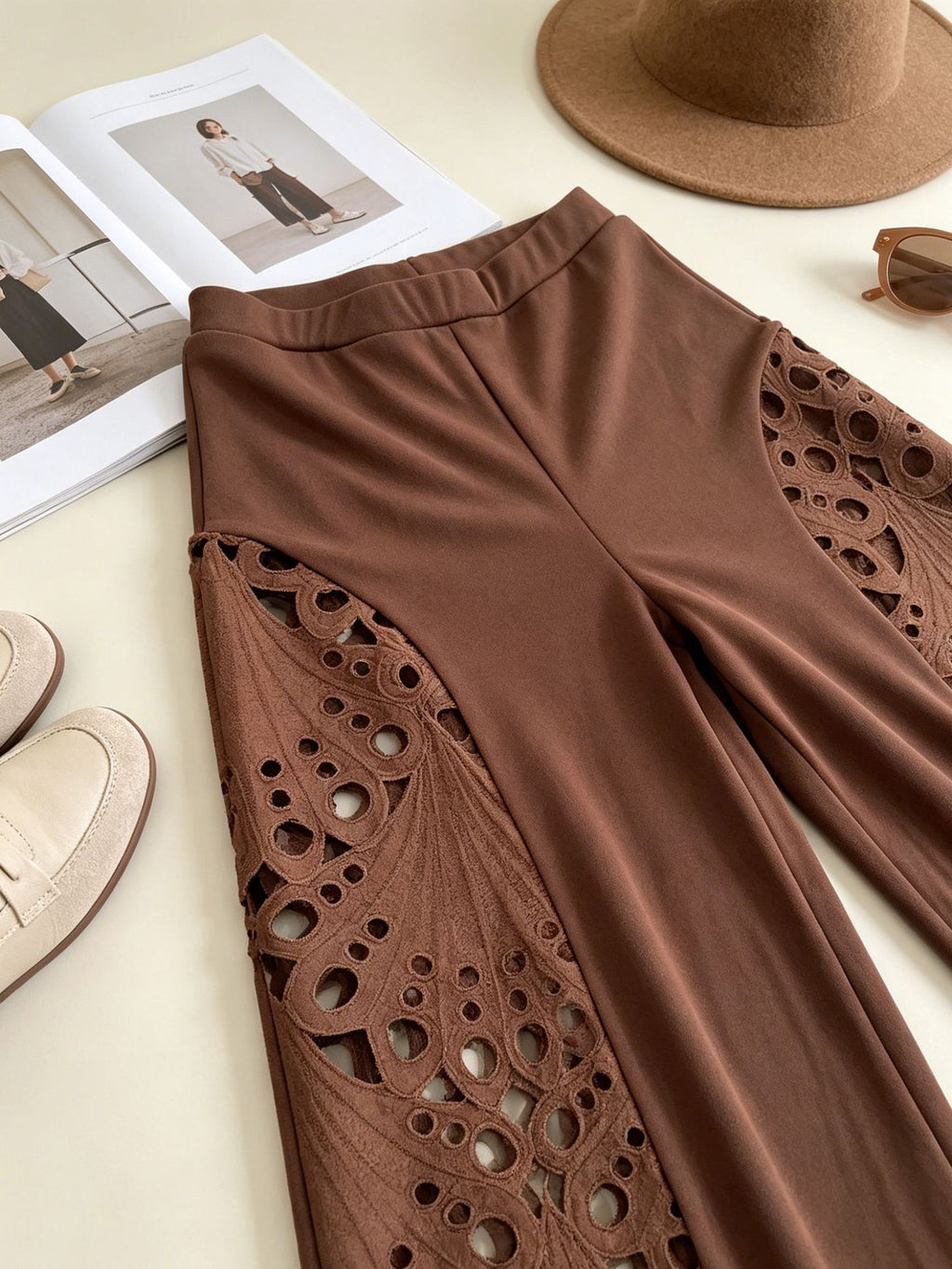 Lace Palazzo Pant