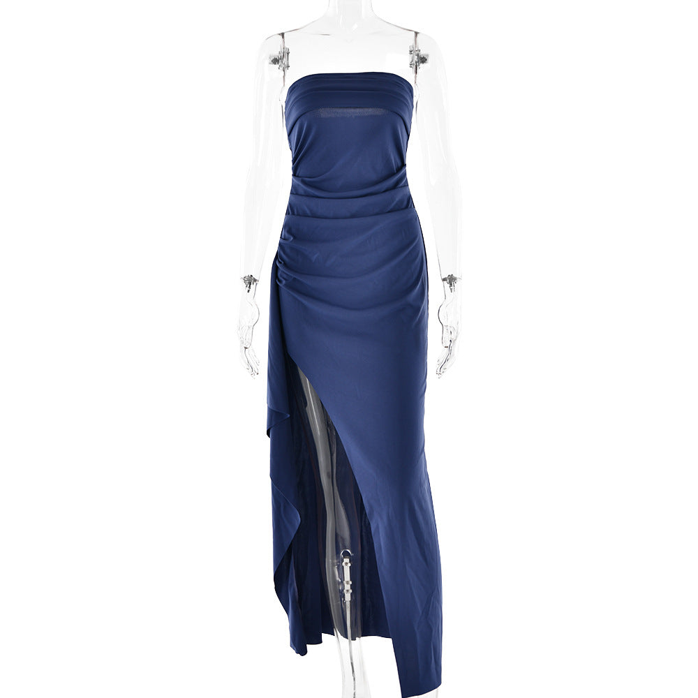 Afterglow Strapless Maxi Dress, view 8