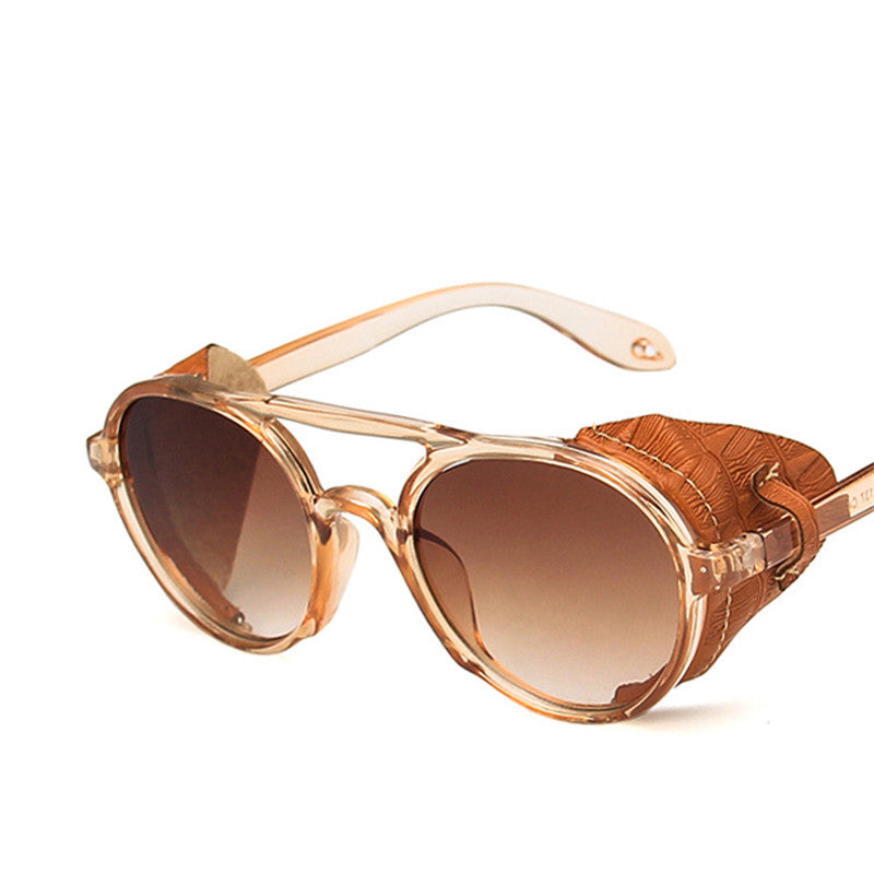Big Frame Windproof Sunglasses - worn on model