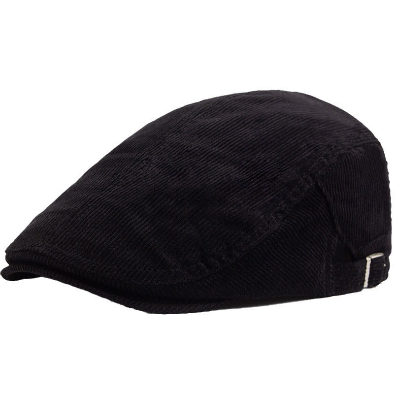Corduroy Baseball Cap — ridged fabric detail