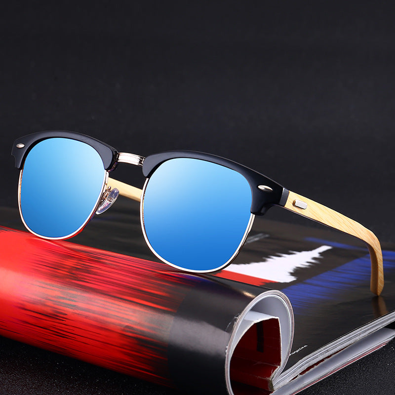 Bamboo Grain Driving Sunglasses, men's UV400 — Undefyning Lynes (5 of 6)