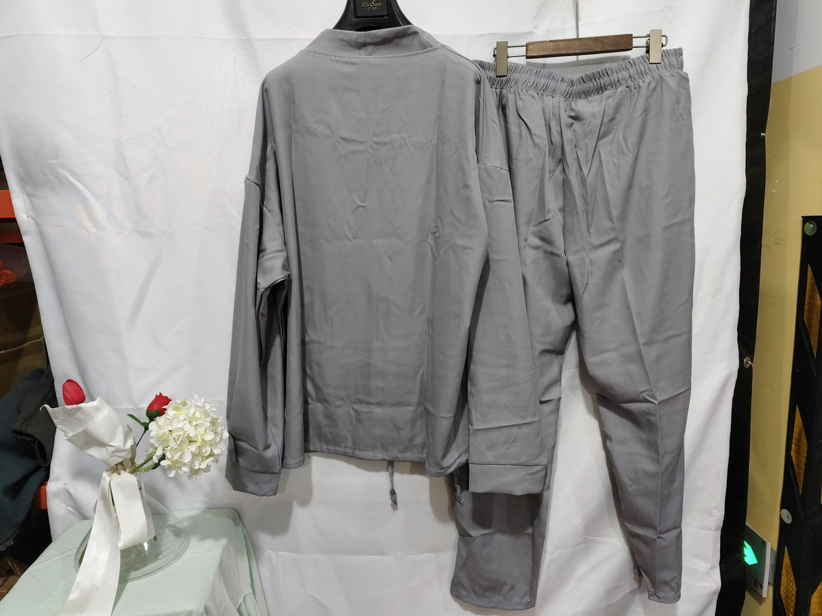 Suit set worn full length in daylight
