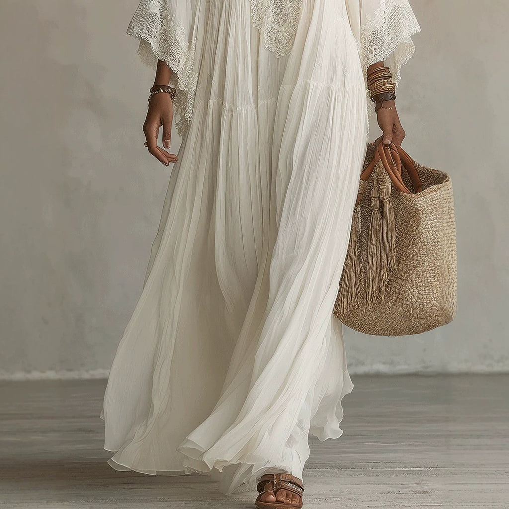 Marbella Flowy Maxi Dress - view 9
