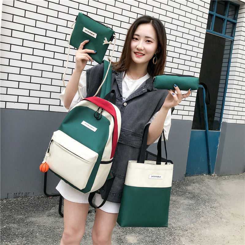 Women's 4-Piece Canvas Backpack Set — side view — Undefyning Lynes (3 of 9)