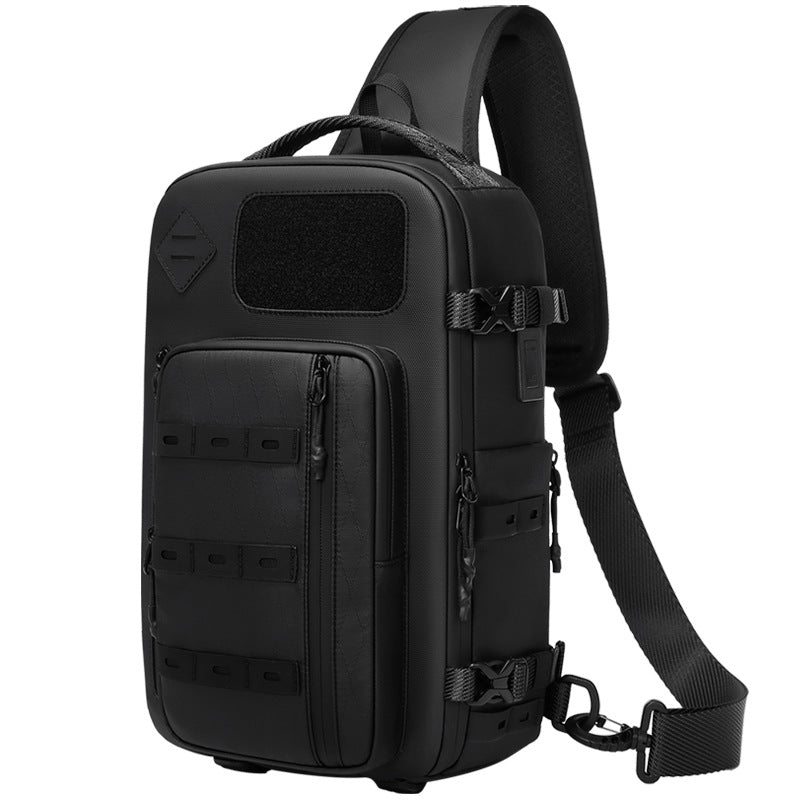 Tactical Chest Bag - USB port detail
