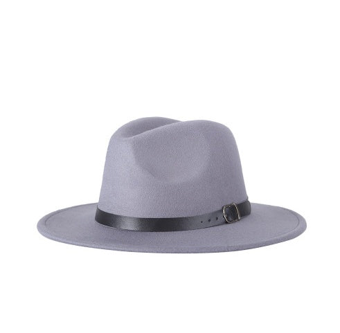 Wool Felt Trilby Hat in blue