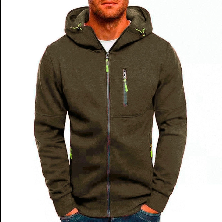 Momentum Zip Hoodie in navy blue