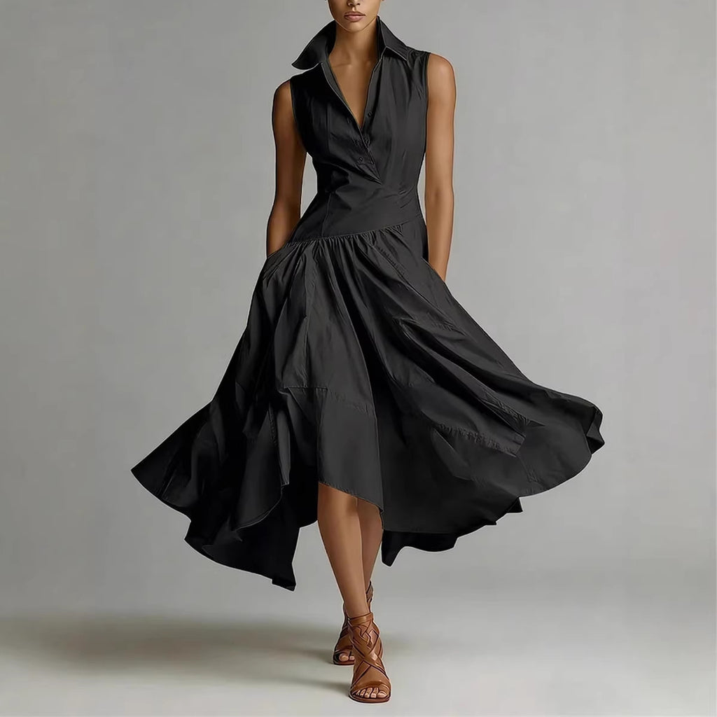 Collins Shirt-Collar Dress - view 6