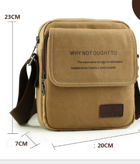 Canvas Shoulder Bag — interior view — Undefyning Lynes (3 of 9)