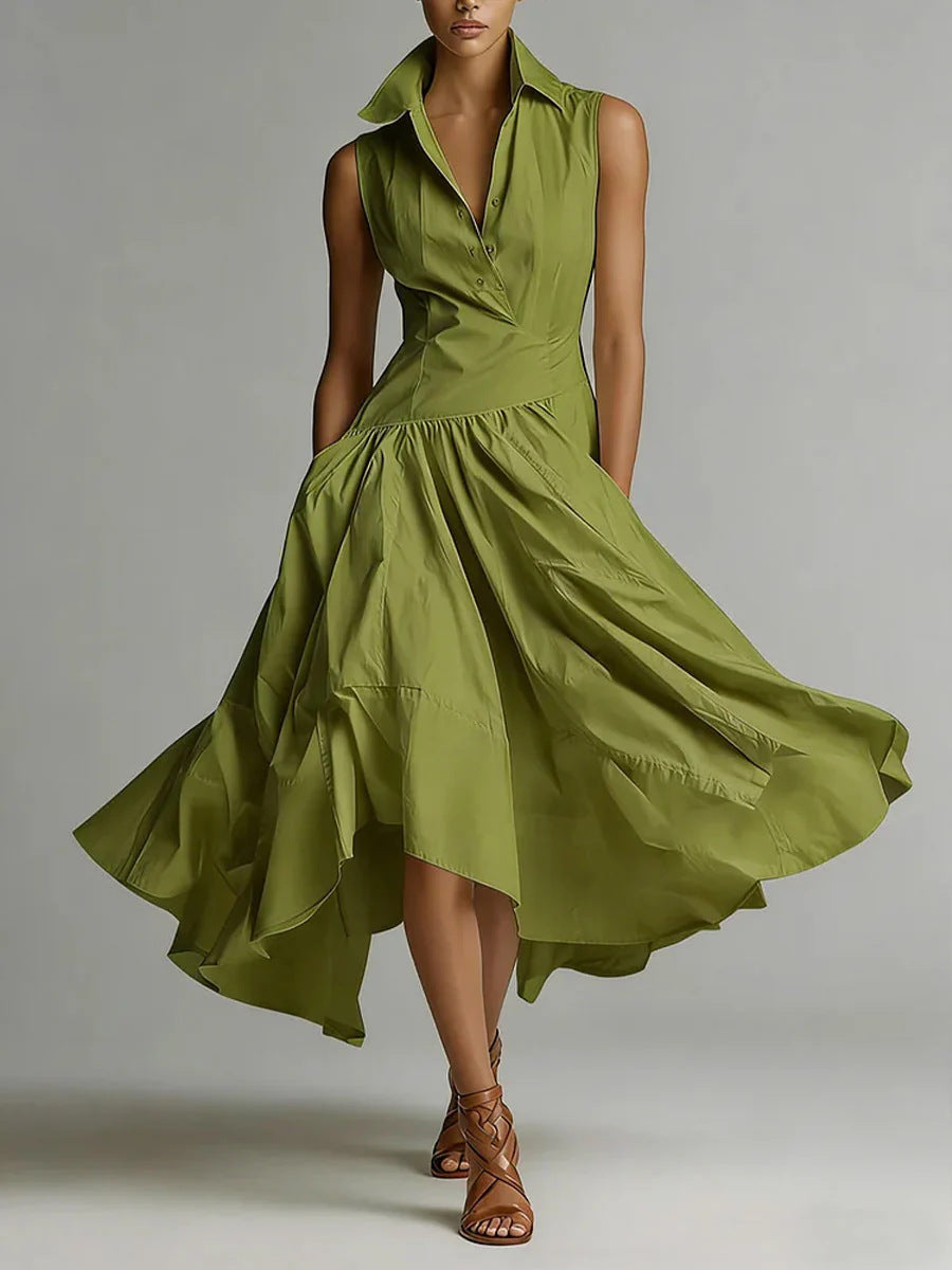 Collins Shirt-Collar Dress - view 3