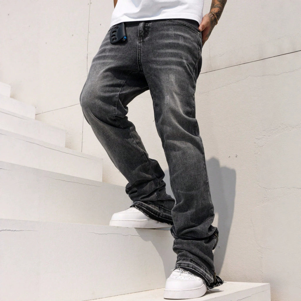 Range Relaxed Straight Jeans - men's relaxed straight-leg jeans, front view