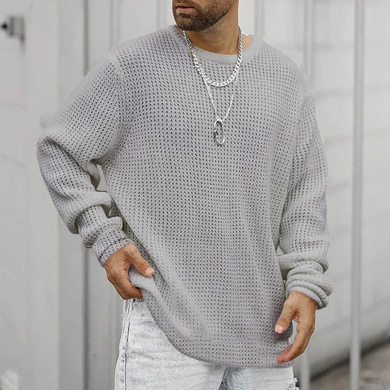 Harlan Relaxed Crew Long-Sleeve Tee, view 1
