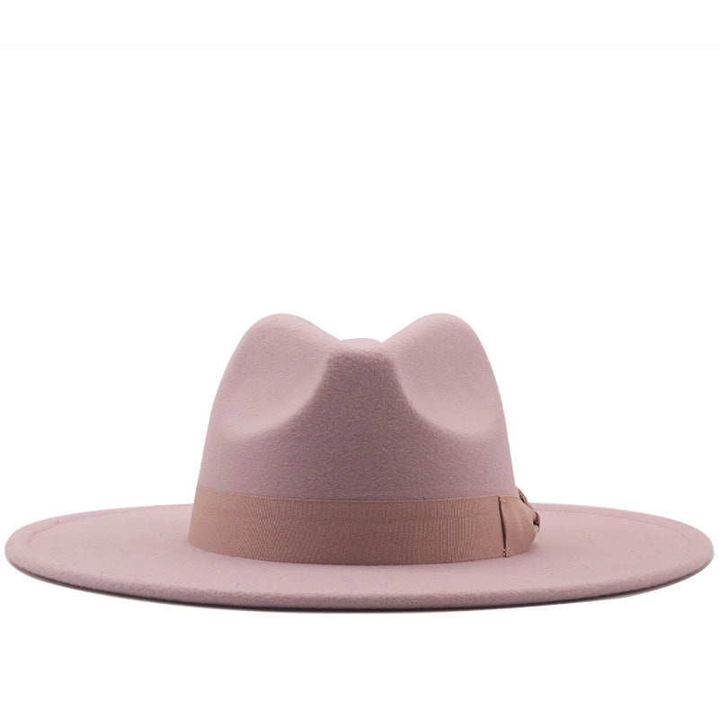 Cashmere Jazz Hat in black