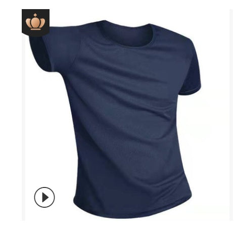 Men's Quick-Dry Water-Resistant Base Layer Shirt worn, active view — Undefyning Lynes (9 of 10)