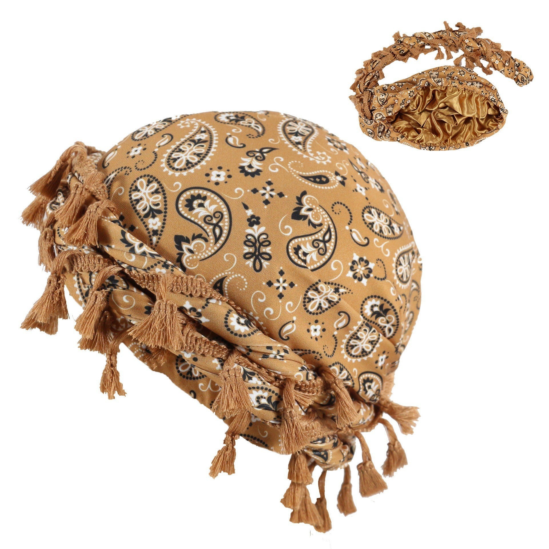 Paisley Twist Turban - front view