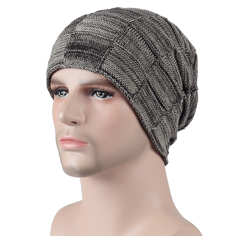 Ribbed Knit Beanie in coffee