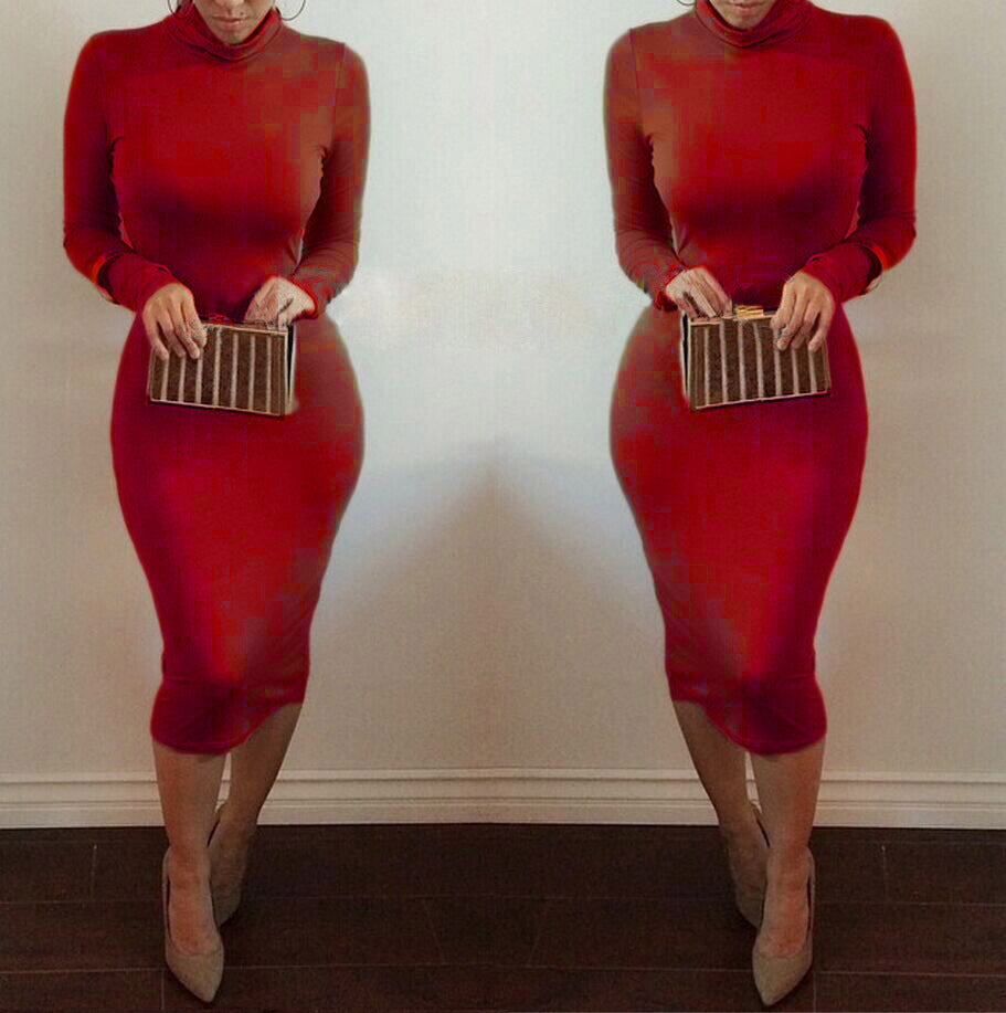Elegant Autumn Mesh Dress