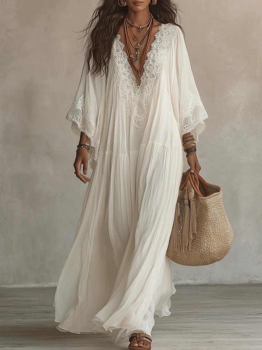 Marbella Flowy Maxi Dress - view 4
