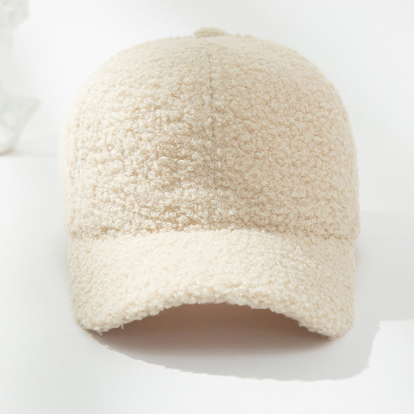 Plush Curl-Knit Beanie - worn on model