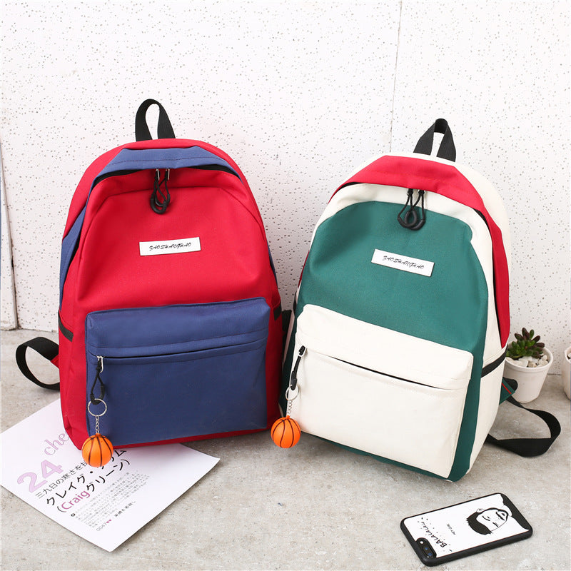 Women's 4-Piece Canvas Backpack Set — pieces laid out — Undefyning Lynes (9 of 9)