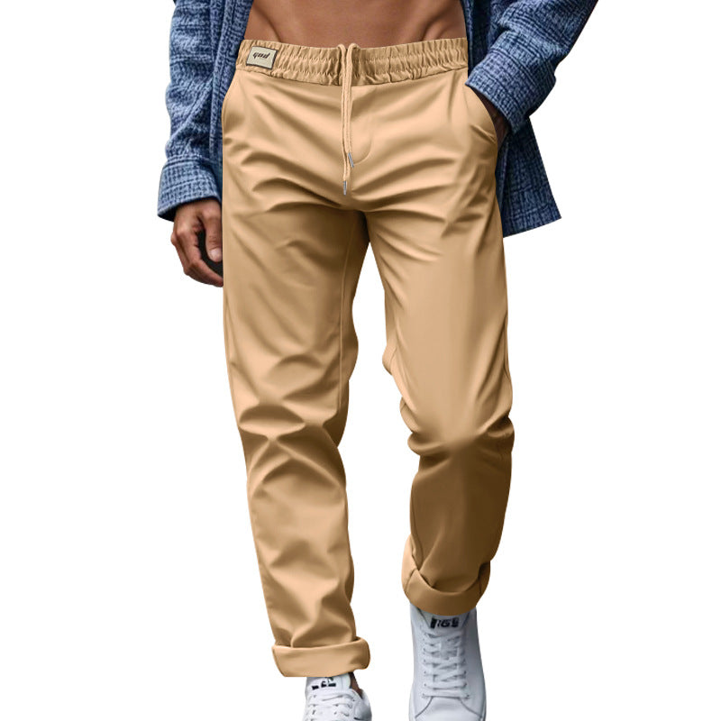 Quick-dry trousers in navy blue, full length