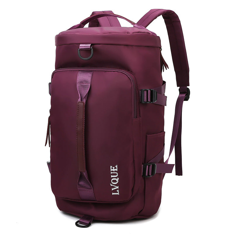 3-in-1 Gym Duffel Backpack — lock detail — Undefyning Lynes (8 of 14)