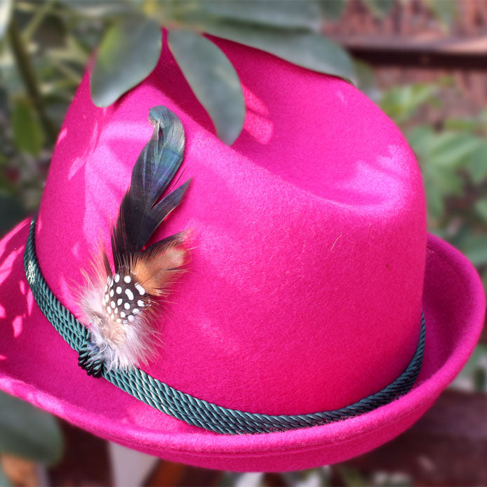 Oktoberfest Bow Top Hat - costume styling