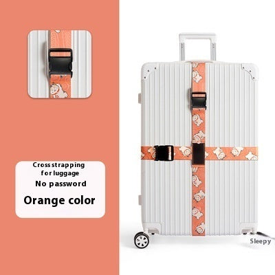 Combination Lock Luggage Strap - width detail