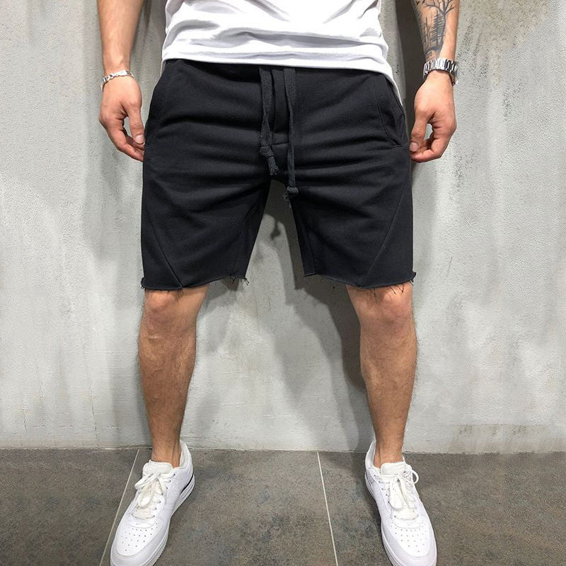 Essential Gym Shorts - lace-up front detail