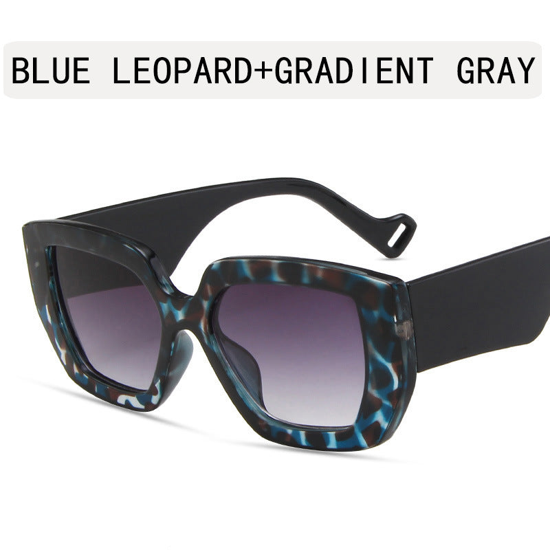 Modern Retro Polygon Sunglasses in black grey