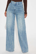 Harbor Straight-Leg Jeans - pocket detail