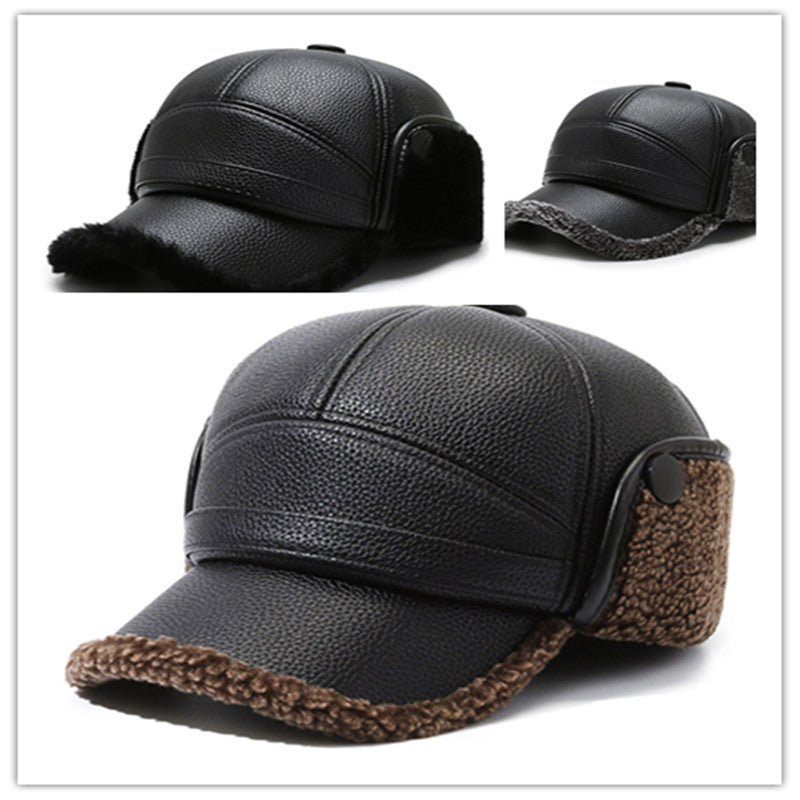 Faux Leather Dome Cap - color options