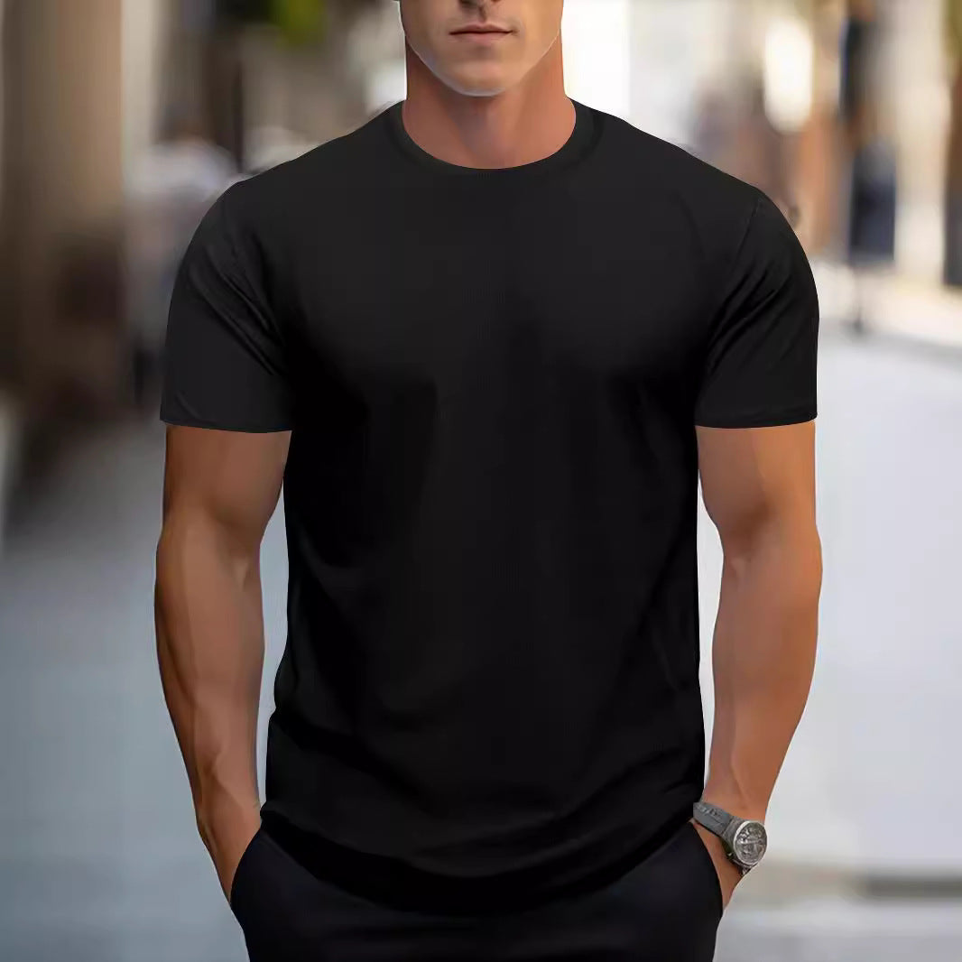 Training tee in purple against a plain background