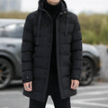 Ridgeline Windproof Hooded Coat in crescent black