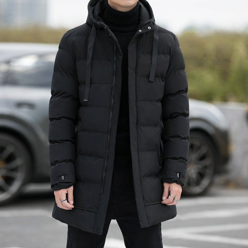 Ridgeline Windproof Hooded Coat in crescent black