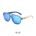 Timber Polarized Sunglasses, wood-grain frame — Undefyning Lynes (3 of 6)