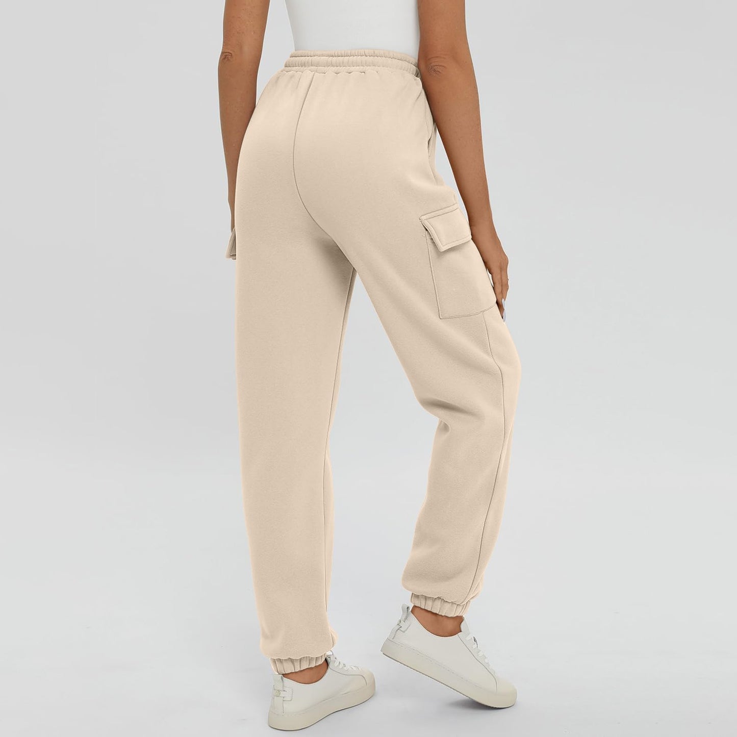 FleeceJogger — Women's Fleece-Lined High-Waist Baggy Sweatpants