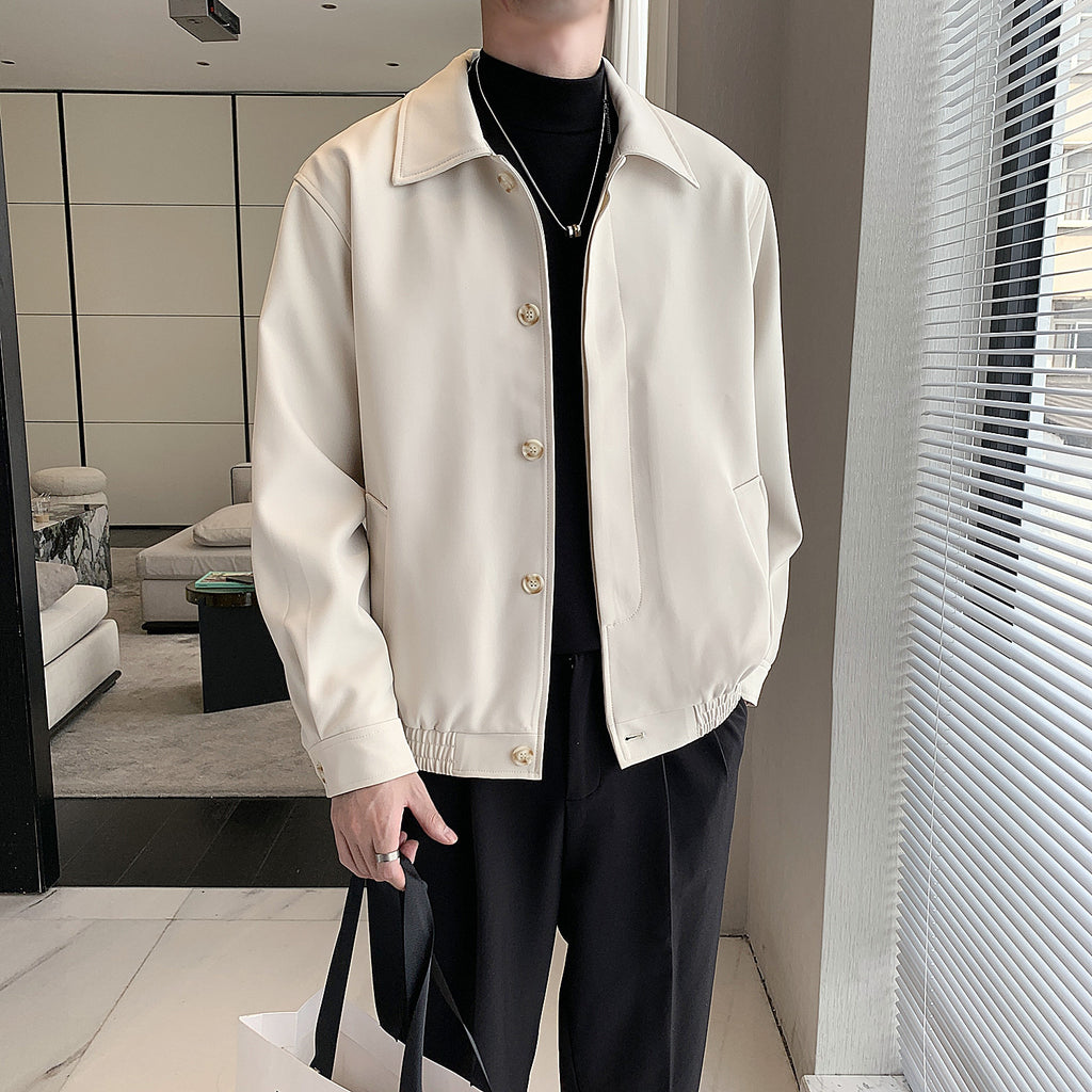 Drift Cropped Jacket - men's loose-fit cropped jacket, front view