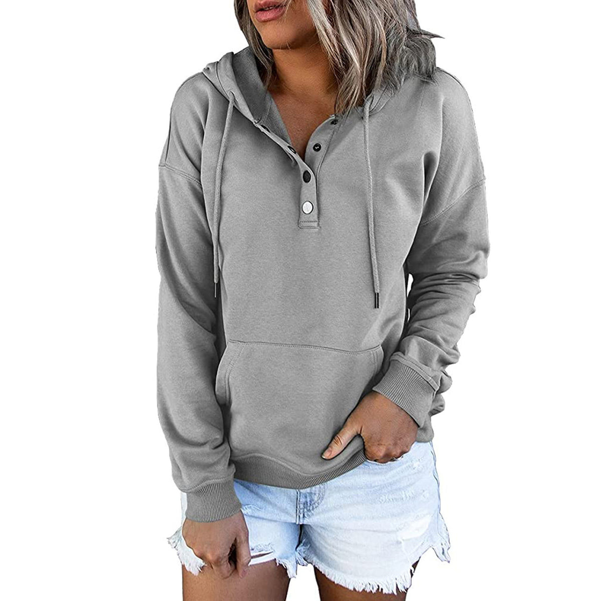 Cloudline Cotton-Blend Hoodie, view 18