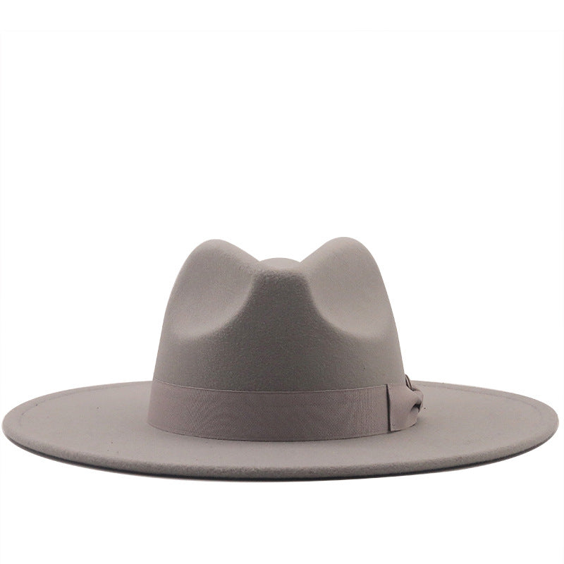 Cashmere Jazz Hat in grey