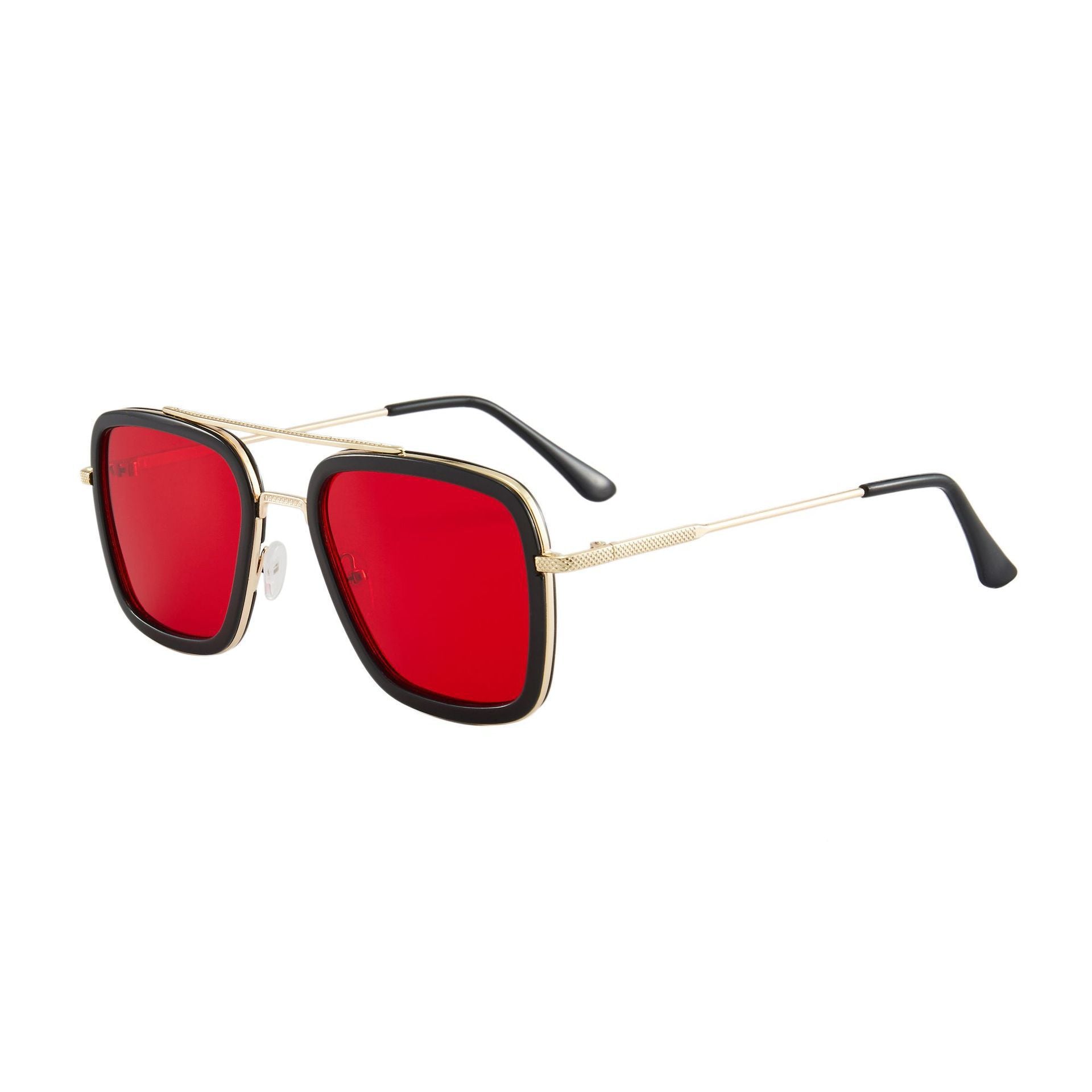 Two-Tone Square Sunglasses, colorway 6