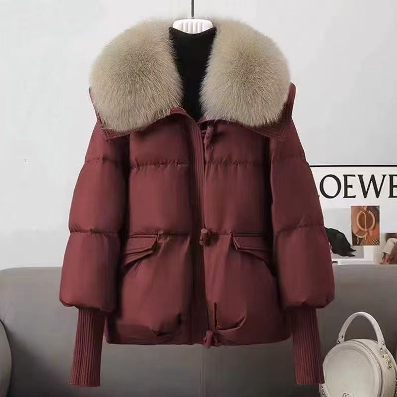 Frostbloom Fur-Collar Coat - color options