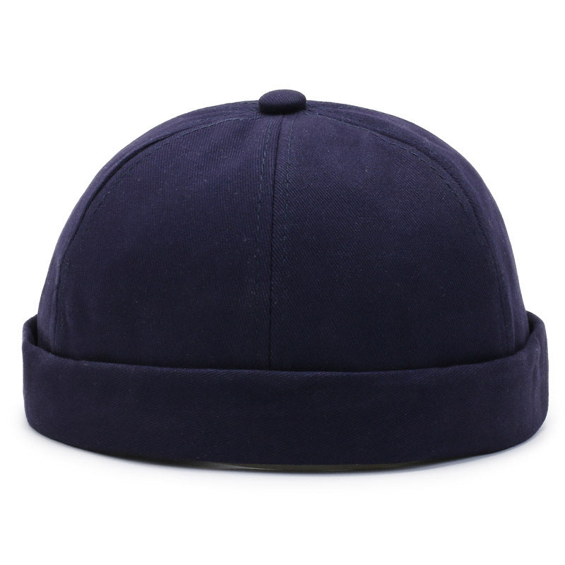 Brimless Dome Cap in khaki