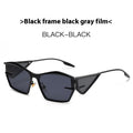 Aurora Tech Sunglasses, black frame black-gray lens